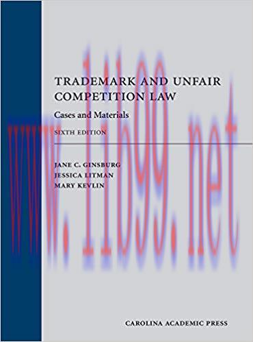 [PDF]Trademark and Unfair Competition Law Cases and Materials, Sixth Edition 6th Edition PDF+AZ...
