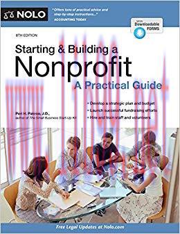 Starting & Building a Nonprofit: A Practical Guide 8th Edition,