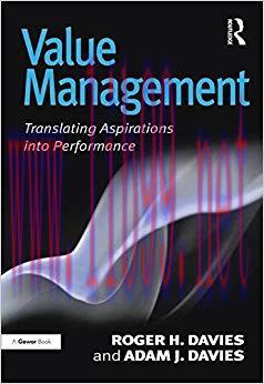 (PDF)Value Management: Translating Aspirations into Performance 1st Edition