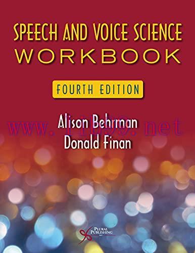 [AME]Speech and Voice Science Workbook, Fourth Edition (EPUB)