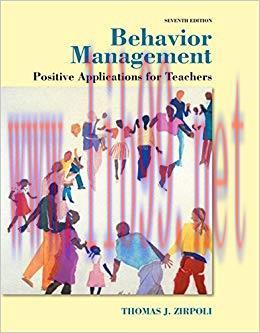 (PDF)Behavior Management: Positive Applications for Teachers 7th Edition