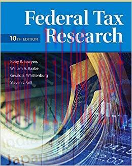 Federal Tax Research 10th Edition,