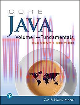 Core Java Volume I&ndash;Fundamentals 11th Edition,