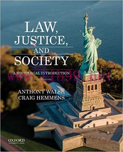 [PDF]Law, Justice, and Society: A Sociolegal Introduction 4th Edition [Anthony Walsh]