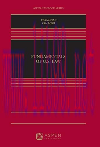 [PDF]Fundamentals of U.S. Law (Aspen Casebook Series)
