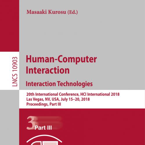 2018_Book_Human-Computer Interaction. Interaction Technologies