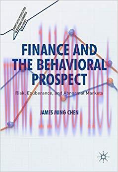 (PDF)Finance and the Behavioral Prospect: Risk, Exuberance, and Abnormal Markets (Quantitative ...