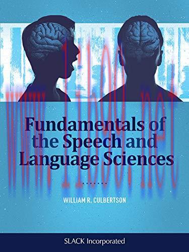 [AME]Fundamentals of the Speech and Language Sciences