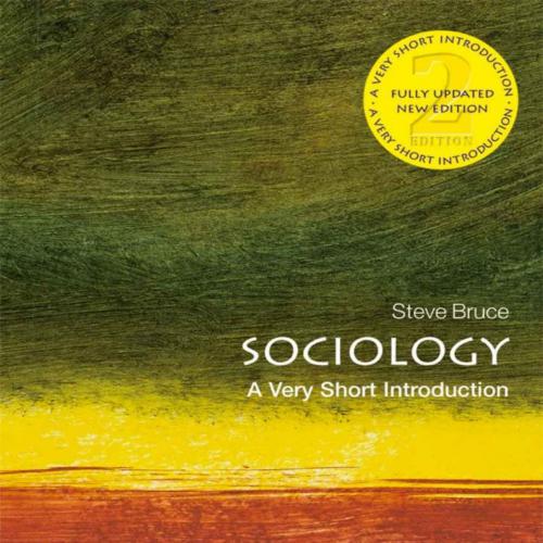 Sociology A Very Short Introduction (Very Short Introductions)