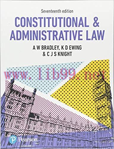 [PDF]Constitutional and Administrative Law 17th Edition