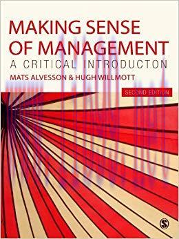 (PDF)Making Sense of Management: A Critical Introduction 2nd Edition