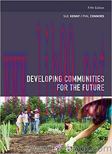 Developing Communities for the Future 5th Australia Edition 课本