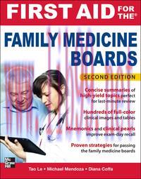 [AME]First Aid for the Family Medicine Boards, Second Edition (Original PDF)