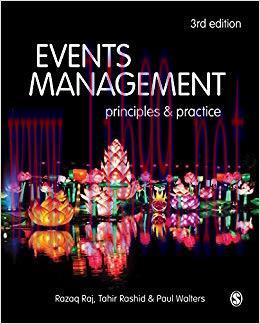 (PDF)Events Management: Principles and Practice 3rd Edition