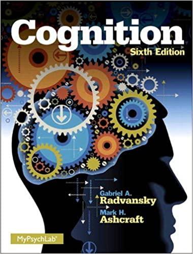Cognition 6th Edition [Mark H. Ashcraft]