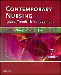(PDF)Contemporary Nursing &ndash; E-Book: Issues, Trends, & Management 7th Edition