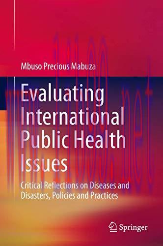 [AME]Evaluating International Public Health Issues: Critical Reflections on Diseases and Disast...