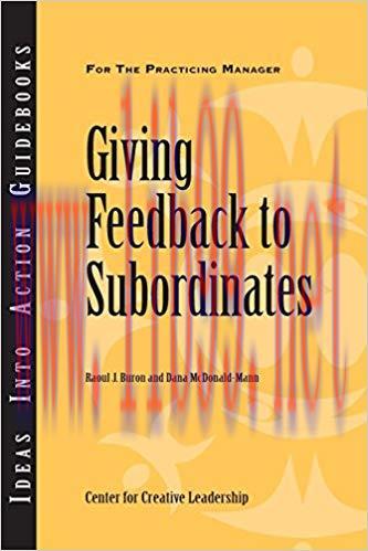 (PDF)Giving Feedback to Subordinates 1st Edition