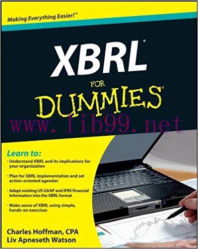 (PDF)XBRL For Dummies 1st Edition