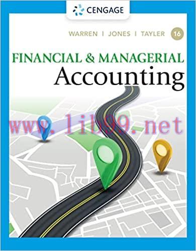 [PDF]Financial & Managerial Accounting 16th Edition [Carl S. Warren]