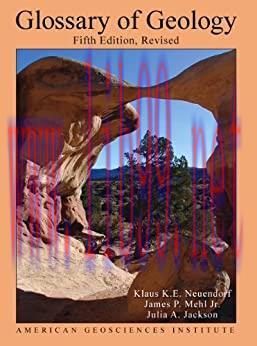 (PDF)Glossary of Geology, Fifth Edition, Revised