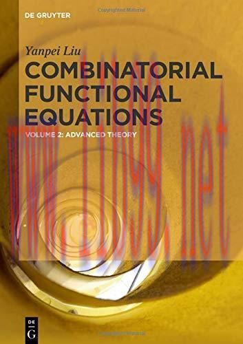 [FOX-Ebook]Combinatorial Functional Equations: Advanced Theory