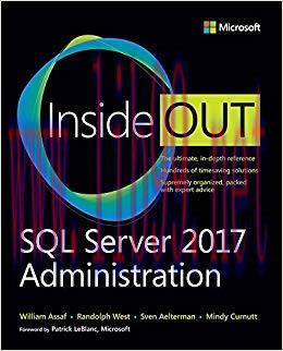 SQL Server 2017 Administration Inside Out 1st Edition,