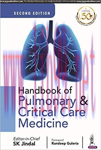 [AME]Handbook Of Pulmonary & Critical Care Medicine 2nd Edition (Original PDF From_ Publisher)