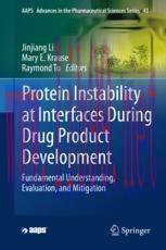 [PDF]Protein Instability at Interfaces During Drug Product Development: Fundamental Understandi...