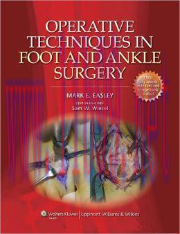 [AME]Operative Techniques in Foot and Ankle Surgery (ORIGINAL PDF from_ Publisher)