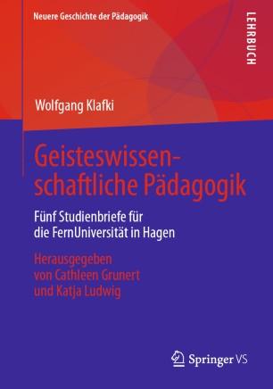 Geisteswissenschaftliche P&auml;dagogik