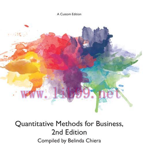 [PDF]Quantitative Methods for Business, 2nd Edition Pearson Australia Custom Books (97814886216...