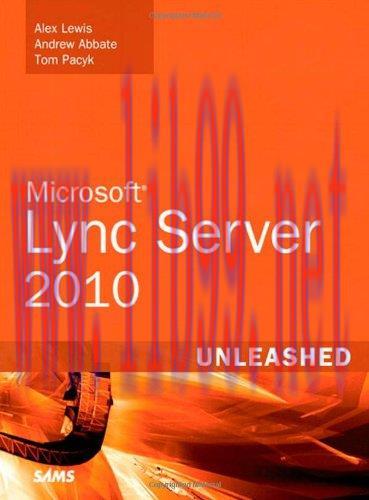 [FOX-Ebook]Microsoft Lync Server 2010 Unleashed