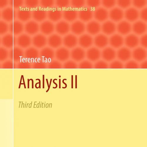 Analysis II 3rd Edition 9811018030