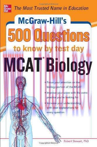 [AME]McGraw-Hill's 500 MCAT Biology Questions to Know by Test Day (Mcgraw-Hill's 500 Questions)...