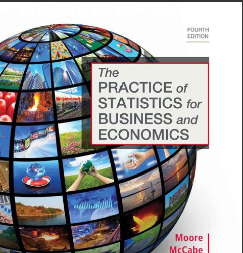 (Solution Manual)The Practice of Statistics for Business and Economics 4th Edition by David S. ...