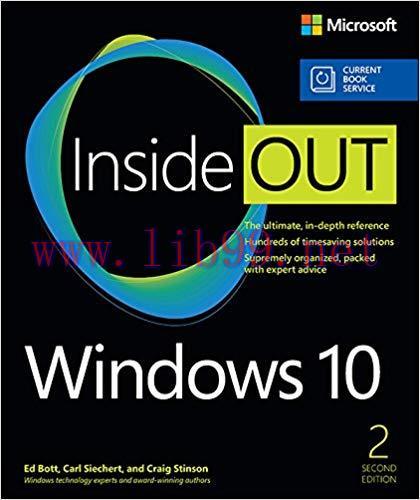 Windows 10 Inside Out (includes Current Book Service) 2nd Edition,