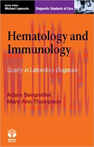 [PDF]Hematology and Immunology: Diagnostic Standards of Care 1st Edition