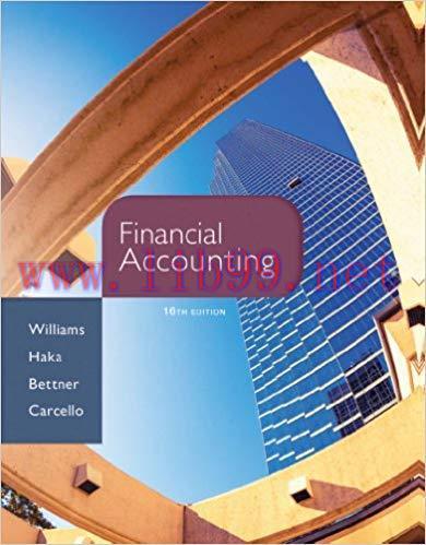 (PDF)Financial Accounting, 16E, With Access Code For Connect Plus 16th Edition