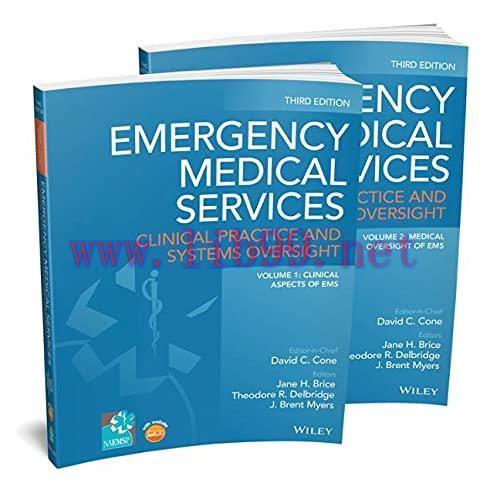 [AME]Emergency Medical Services, 2 Volume Set: Clinical Practice and Systems Oversight, 3rd Edi...