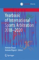 [PDF]Yearbook of International Sports Arbitration 2018&ndash;2020