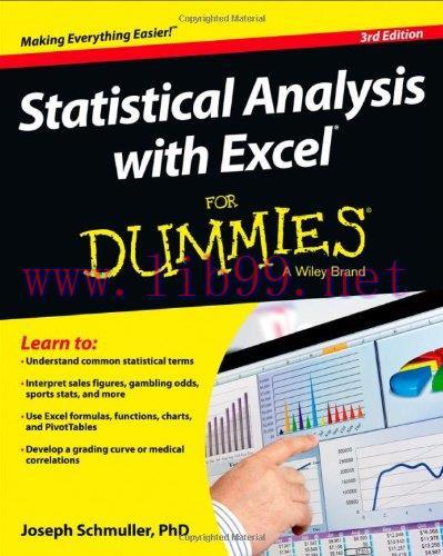 [FOX-Ebook]Statistical Analysis with Excel For Dummies, 3rd Edition