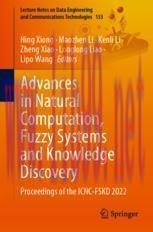 [PDF]Advances in Natural Computation, Fuzzy Systems and Knowledge Discovery: Proceedings of the...