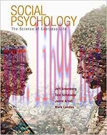 [PDF]Social Psychology - The Science of Everyday Life [Jeff Greenberg]