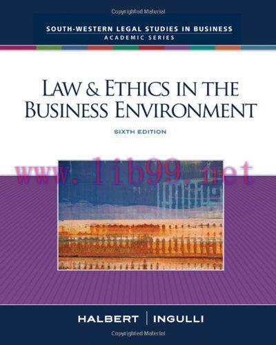 [FOX-Ebook]Law & Ethics in the Business Environment, 6th Edition