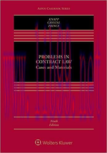 (PDF)Problems in Contract Law: Cases and Materials (Aspen Casebook Series)