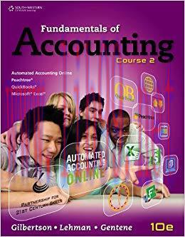 (PDF)Fundamentals of Accounting: Course 2 (C21 Accounting, 10e) 10th Edition