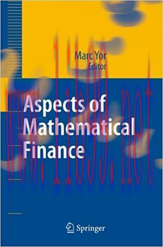 (PDF)Aspects of Mathematical Finance 2008 Edition