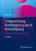 [PDF]Erfolgsrechnung - Wertsteigerung durch Wertsch&ouml;pfung: Grundlagen, Konzeption, Instrumente