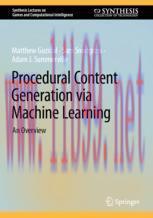 [PDF]Procedural Content Generation via Machine Learning: An Overview